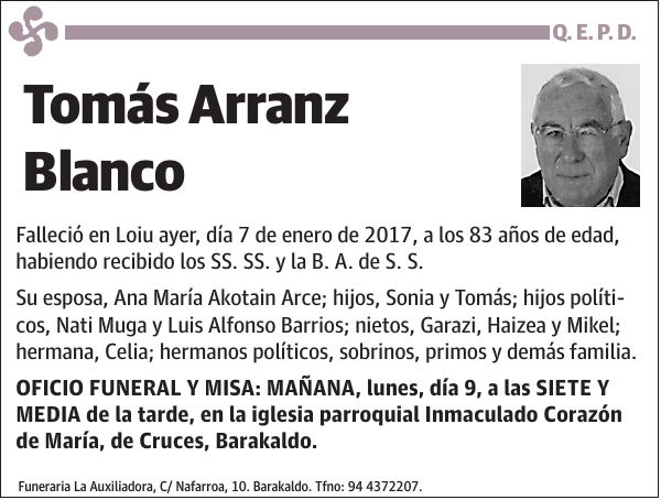 Tomás Arranz Blanco