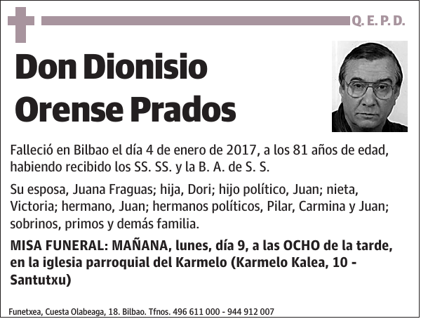 Dionisio Orense Prados