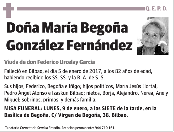 María Begoña González Fernández