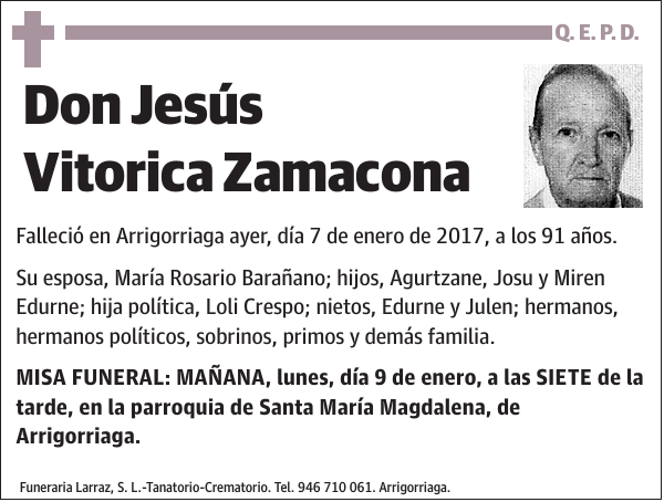 Jesús Vitorica Zamacona