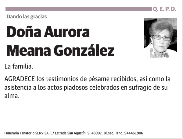 Aurora Meana González