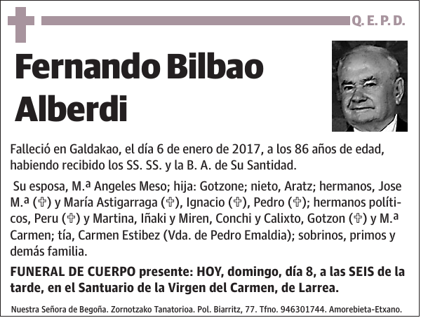 Fernando Bilbao Alberdi