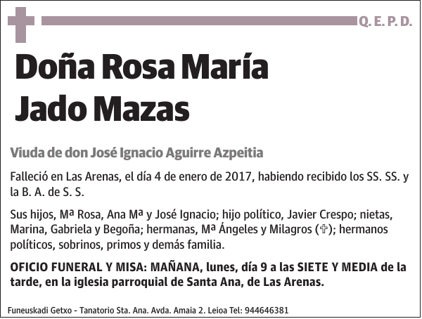 Rosa María Jado Mazas