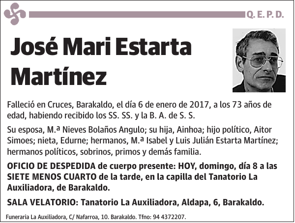 José Mari Estarta Martínez