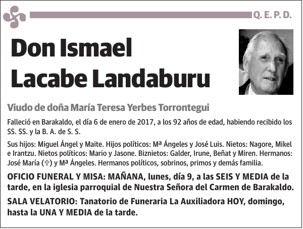 Ismael Lacabe Landaburu