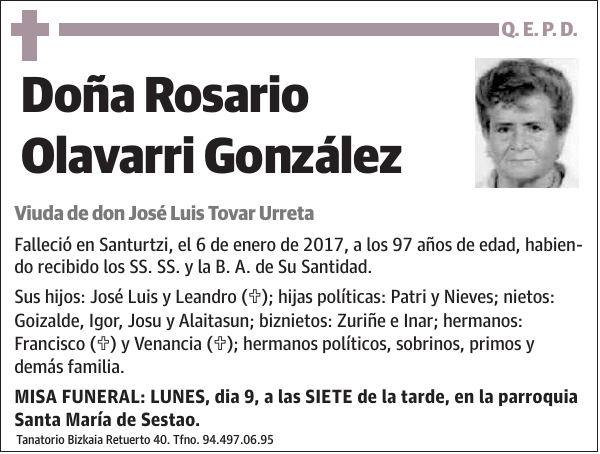 Rosario Olavarri González