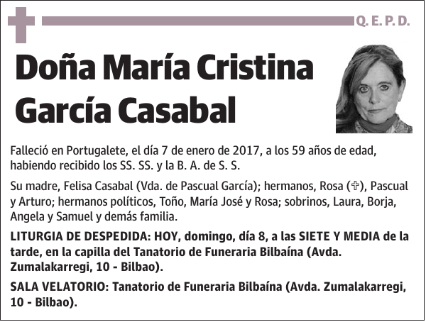 María Cristina García Casabal