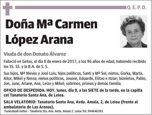 Mª Carmen López Arana