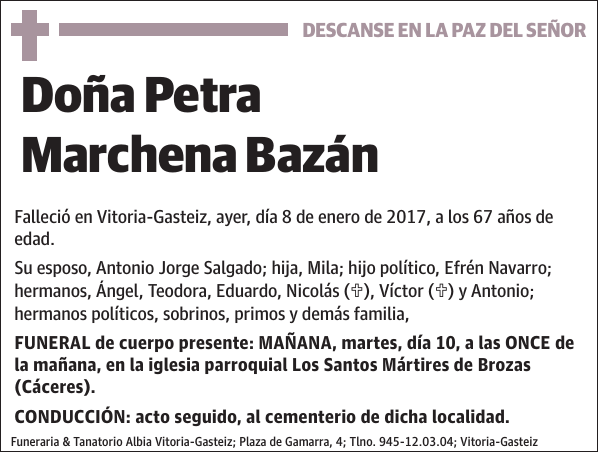 Petra Marchena Bazán