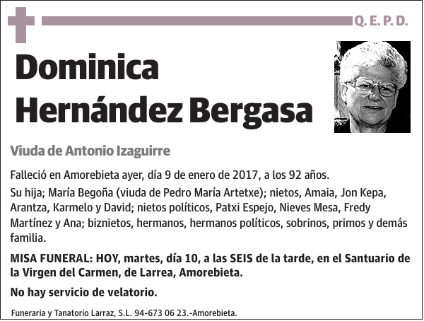 Dominica Hernández Bergasa