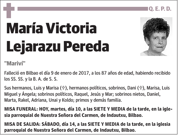 María Victoria Lejarazu Pereda