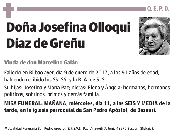 Josefina Olloqui Díaz de Greñu