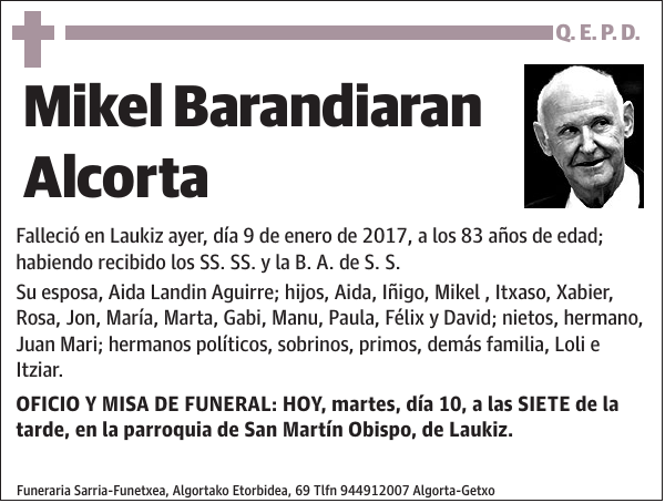 Mikel Barandiaran Alcorta