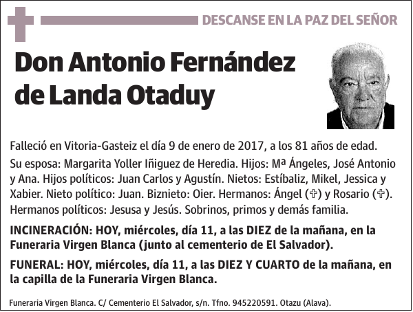 Antonio Fernández de Landa Otaduy