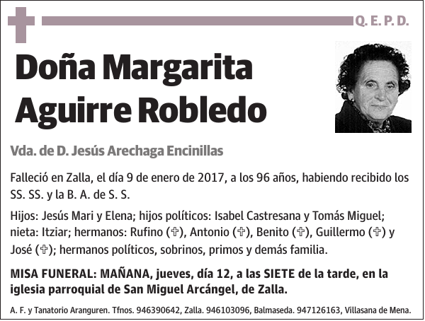 Margarita Aguirre Robledo