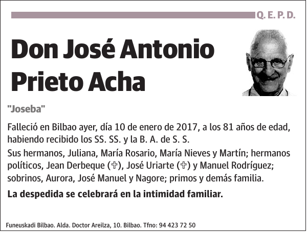 José Antonio Prieto Acha