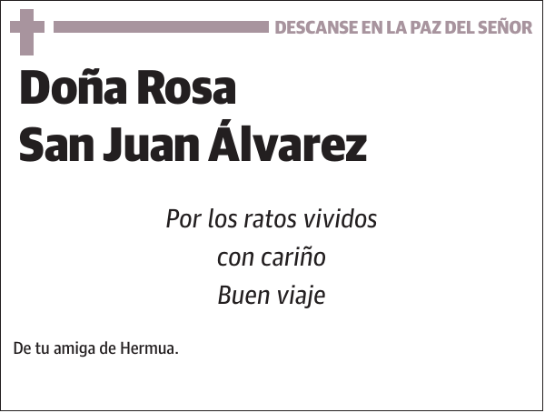 Rosa San Juan Álvarez