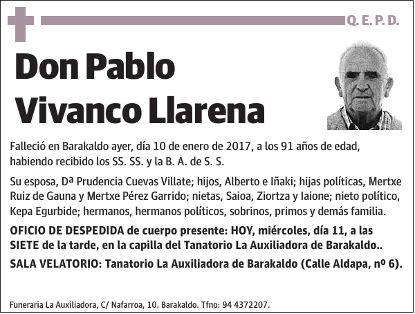 Pablo Vivanco Llarena