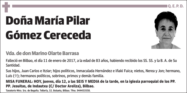 María Pilar Gómez Cereceda