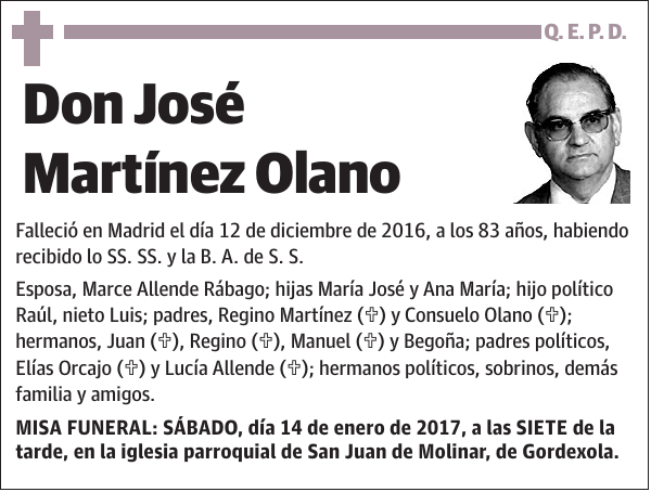 José Martínez Olano