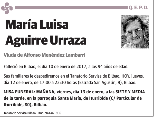 María Luisa Aguirre Urraza