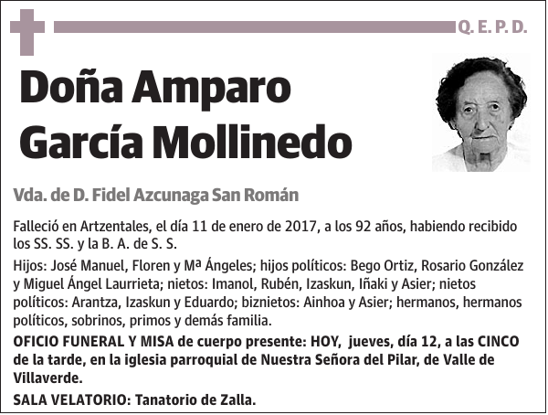 Amparo García Mollinedo