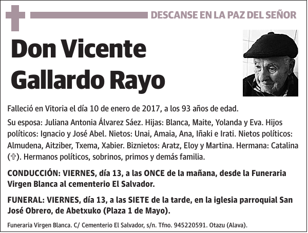 Vicente Gallardo Rayo