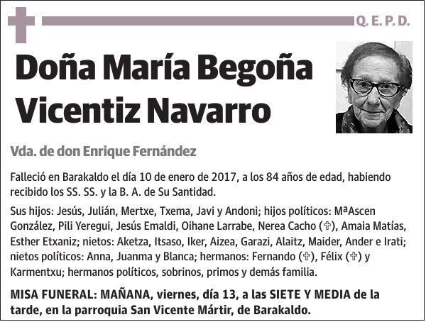 María Begoña Vicentiz Navarro