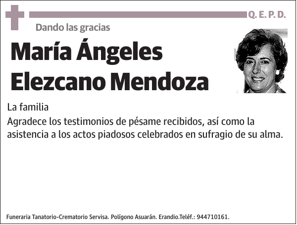 María Ángeles Elezcano Mendoza