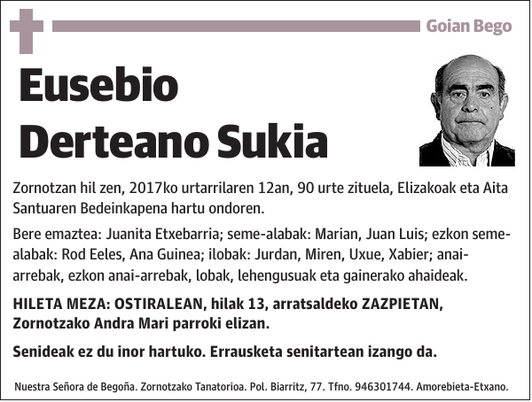 Eusebio Derteano Sukia Zornotzan