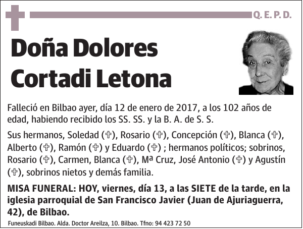 Dolores Cortadi Letona