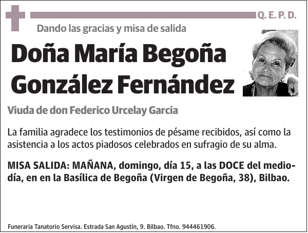 María Begoña González Fernández