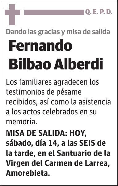 Fernando Bilbao Alberdi