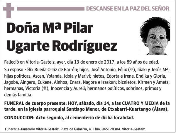 Mª Pilar Ugarte Rodríguez