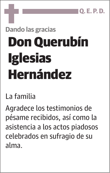 Querubín Iglesias Hernández