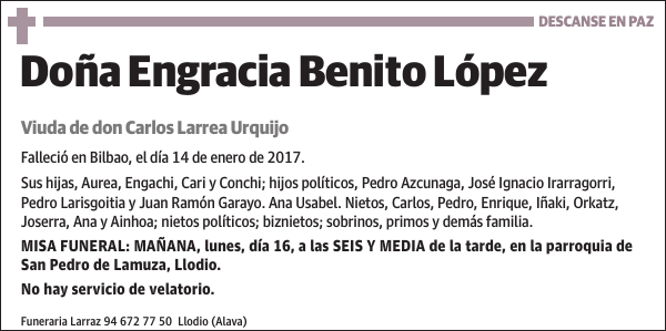 Engracia Benito López