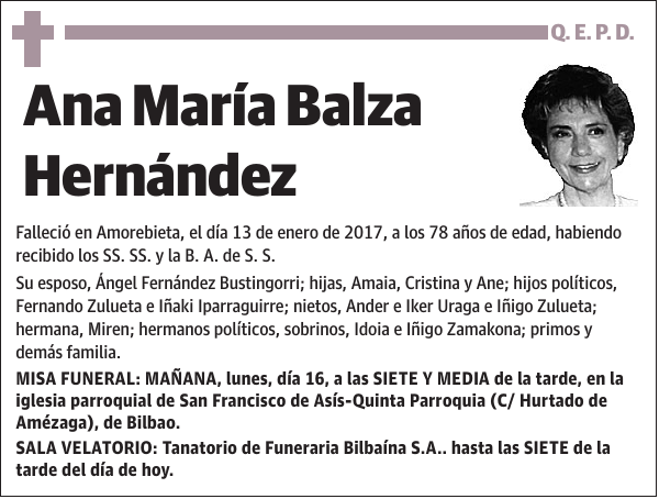 Ana María Balza Hernández