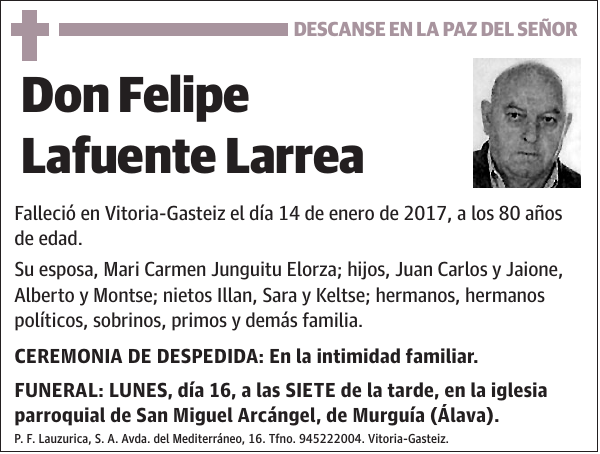 Felipe Lafuente Larrea