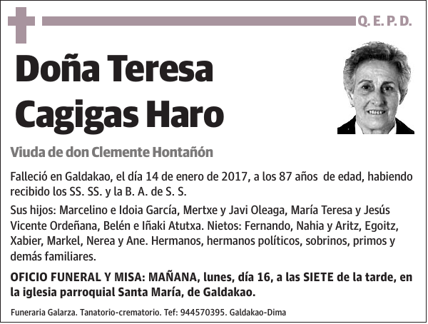 Teresa Cagigas Haro