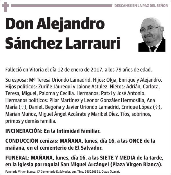 Alejandro Sánchez Larrauri