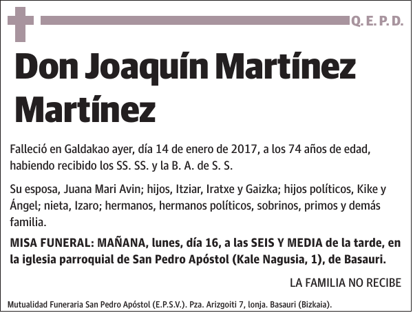 Joaquín Martínez Martínez