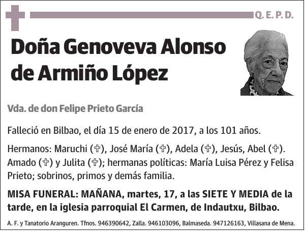 Genoveva Alonso de Armiño López