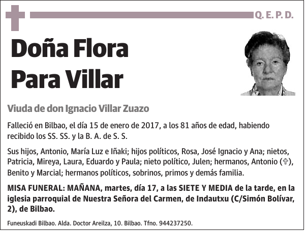 Flora Para Villar