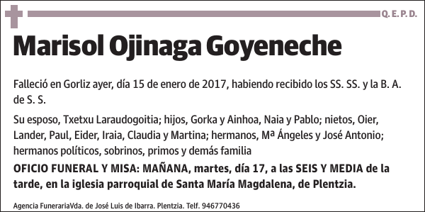 Marisol Ojinaga Goyeneche