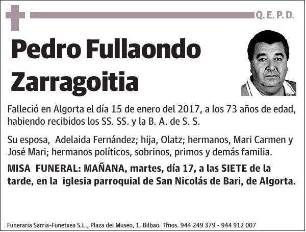 Pedro Fullaondo Zarragoitia