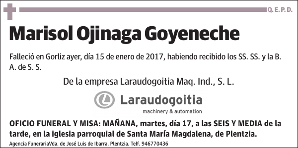 Marisol Ojinaga Goyeneche