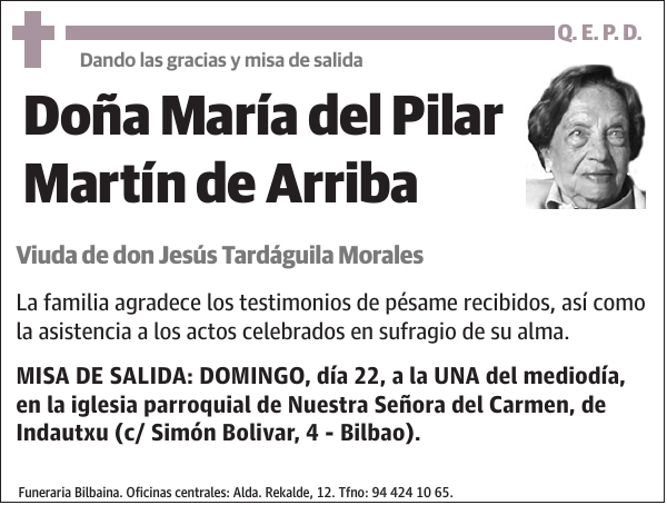 María del Pilar Martín de Arriba