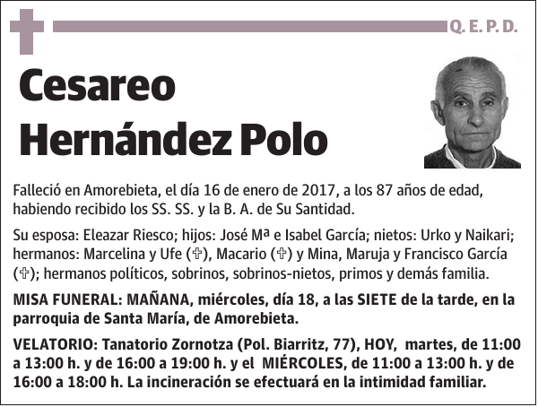 Cesareo Hernández Polo