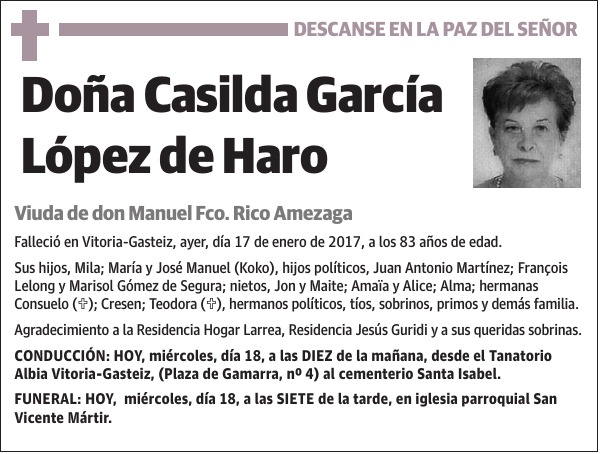 Casilda García López de Haro