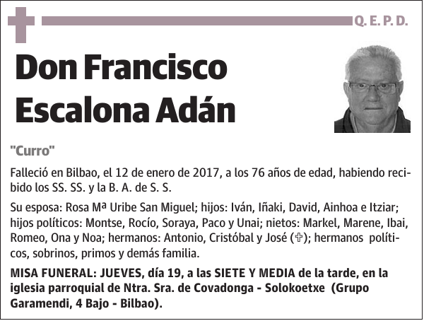 Francisco Escalona Adán